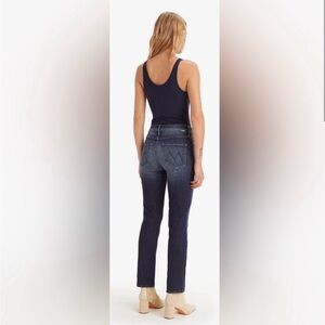 Mother Denim The MidRise Dazzler Ankle Jeans in On The Edge Sz 28 Blue